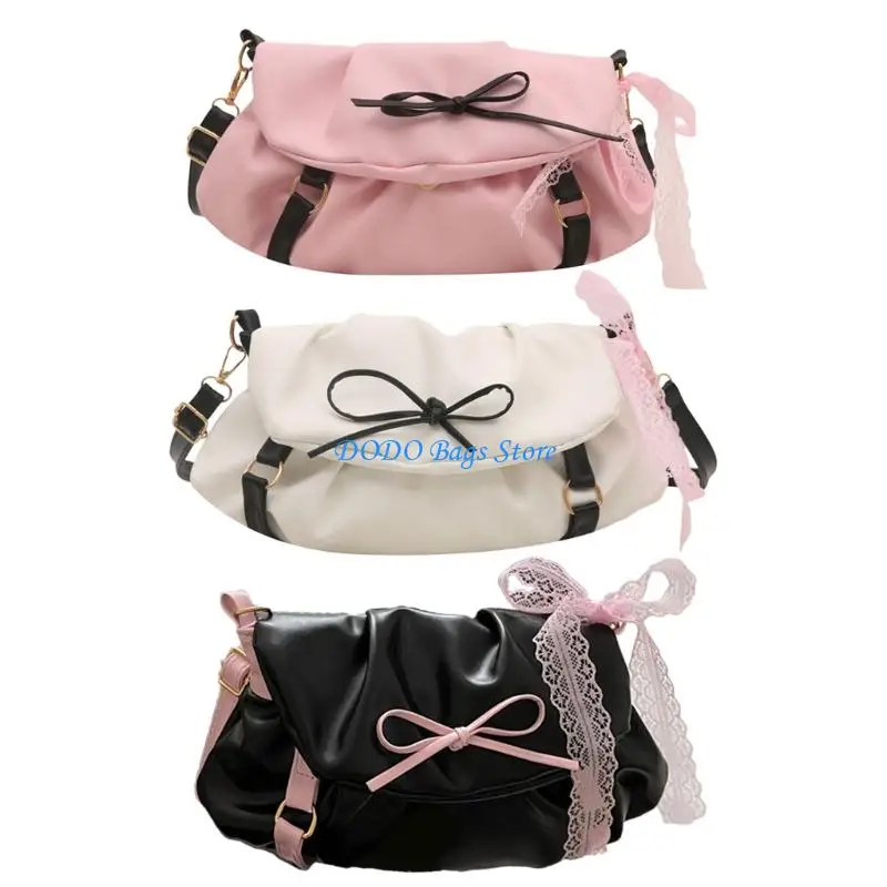 

Маленькие сумки через плечо для женщин, кошельки из искусственной кожи, сумка через плечо, легкие сумки-хобо с бантом,