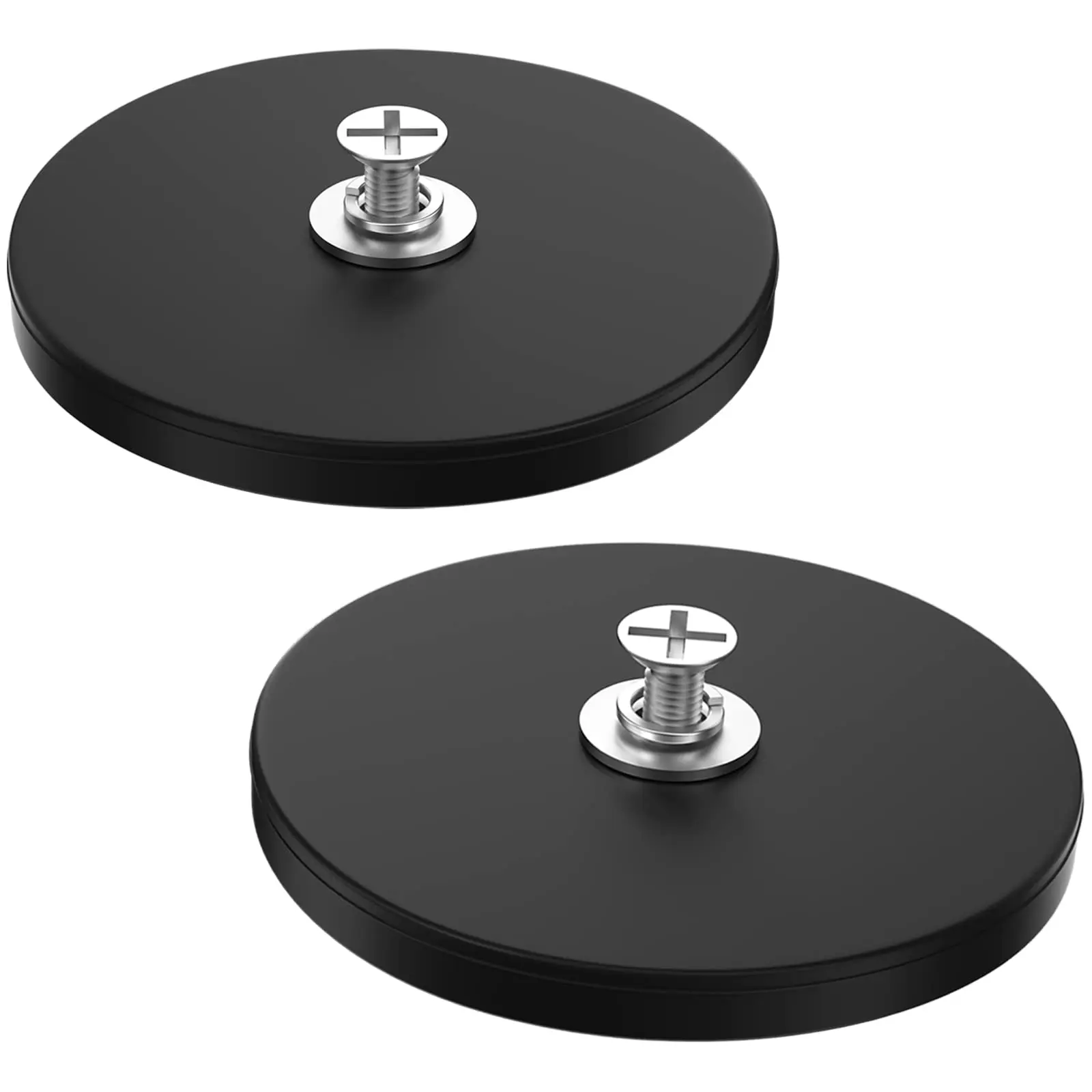 

2Pcs Stud magnet for Signal Light Mirror Camera License Magnetic Mount 88MM Large Mounting Magnets 100LBS Bolt on Magnets