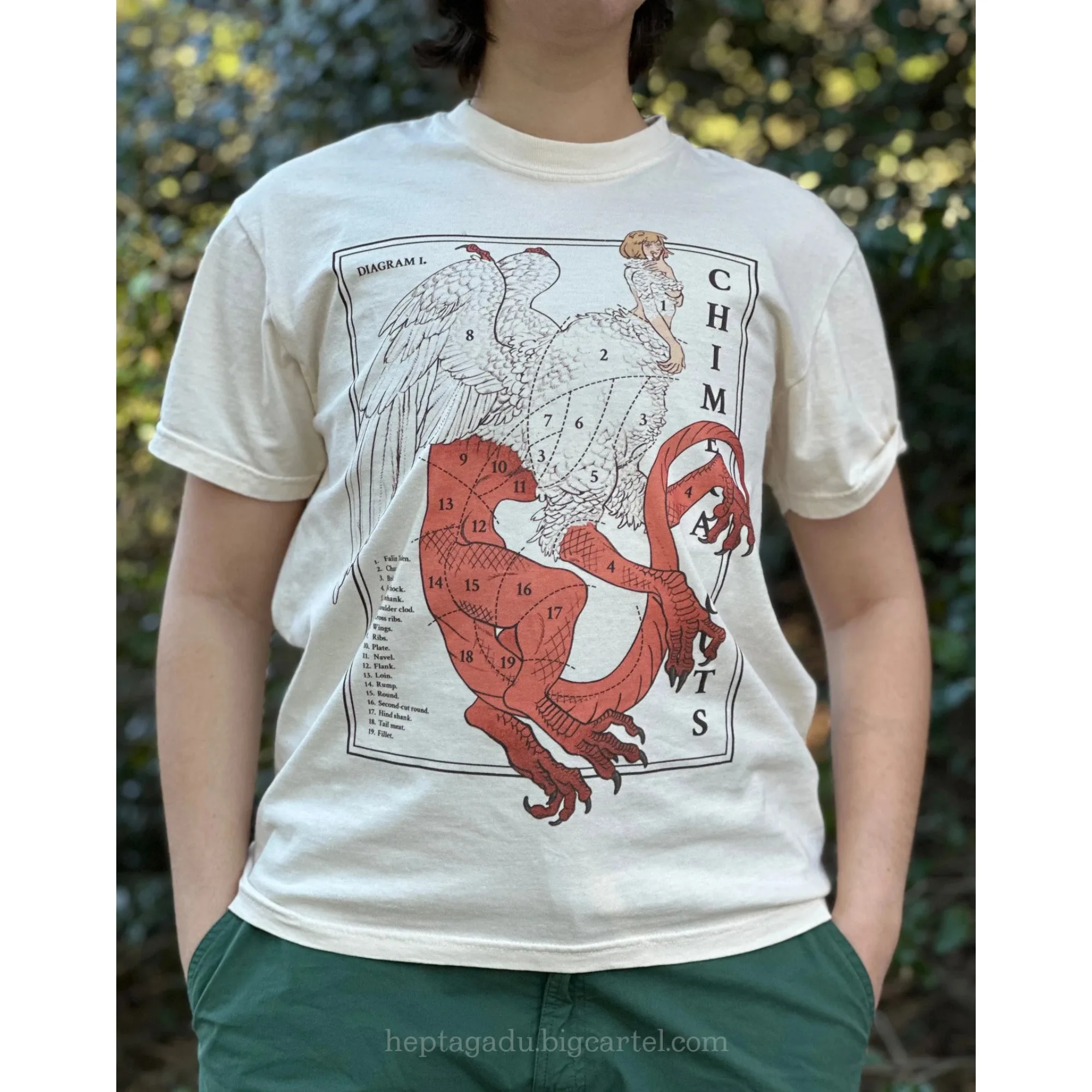 Anime Delicious in Dungeon Meshi Laios Touden T Shirt Fashion Men Skull Halloween Tshirt Unisex Falin Chimera Cotton Tees Shirts