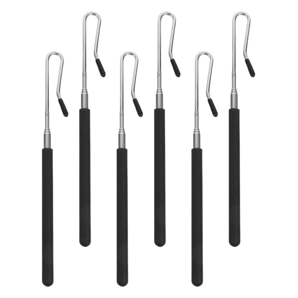 Aste di controllo del braccio dei burattini da 6 pezzi Design ergonomico Accessori durevoli per la manipolazione delle mani Puntelli per il teatro Forniture per prestazioni