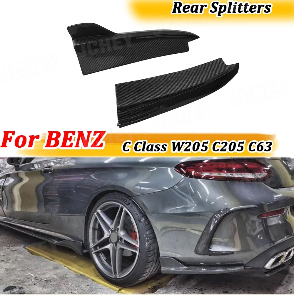 

Задний бампер JCHEY из углеродного волокна, диффузор для Benz C class C205 C200 C250 C260 C300 C43 C63 S для AMG Coupe 2015-2020