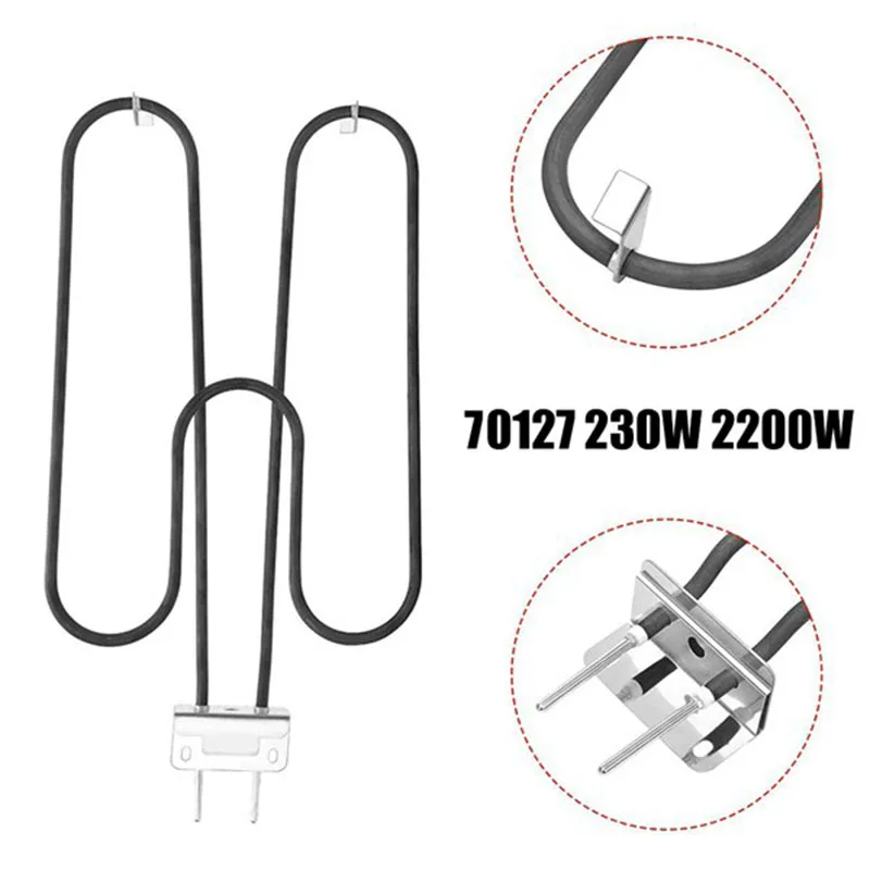 

Grill Heating Element For Weber 70127 Electric Heating Element For Q240 Q2400 Parts 230V 2200W Kitchen Grill Heating Pipe