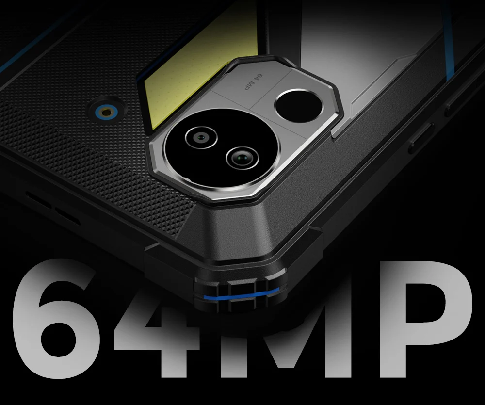 Fossibot Dt3 5g Rugged Tablet, Android 15, 10.4" Display, 12Gb Ram 256Gb Rom, Wifi 6, 66W Fast Charge, 64Mp+32Mp Camera, Nfc