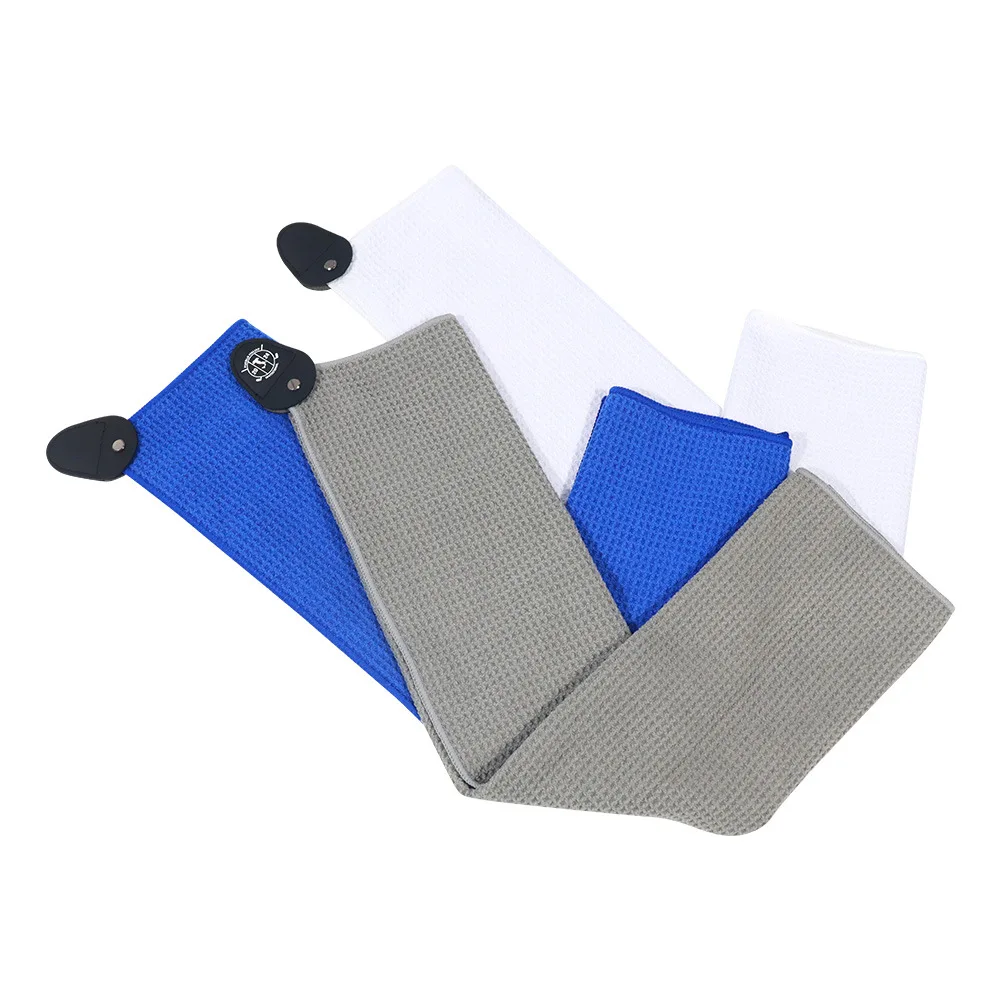 RV Bar Kitchen Golf Microfiber Towel With Magnet Hook Golf Club Cleaner Tool For Running Fitness Travel Yoga Golf Sports Towel