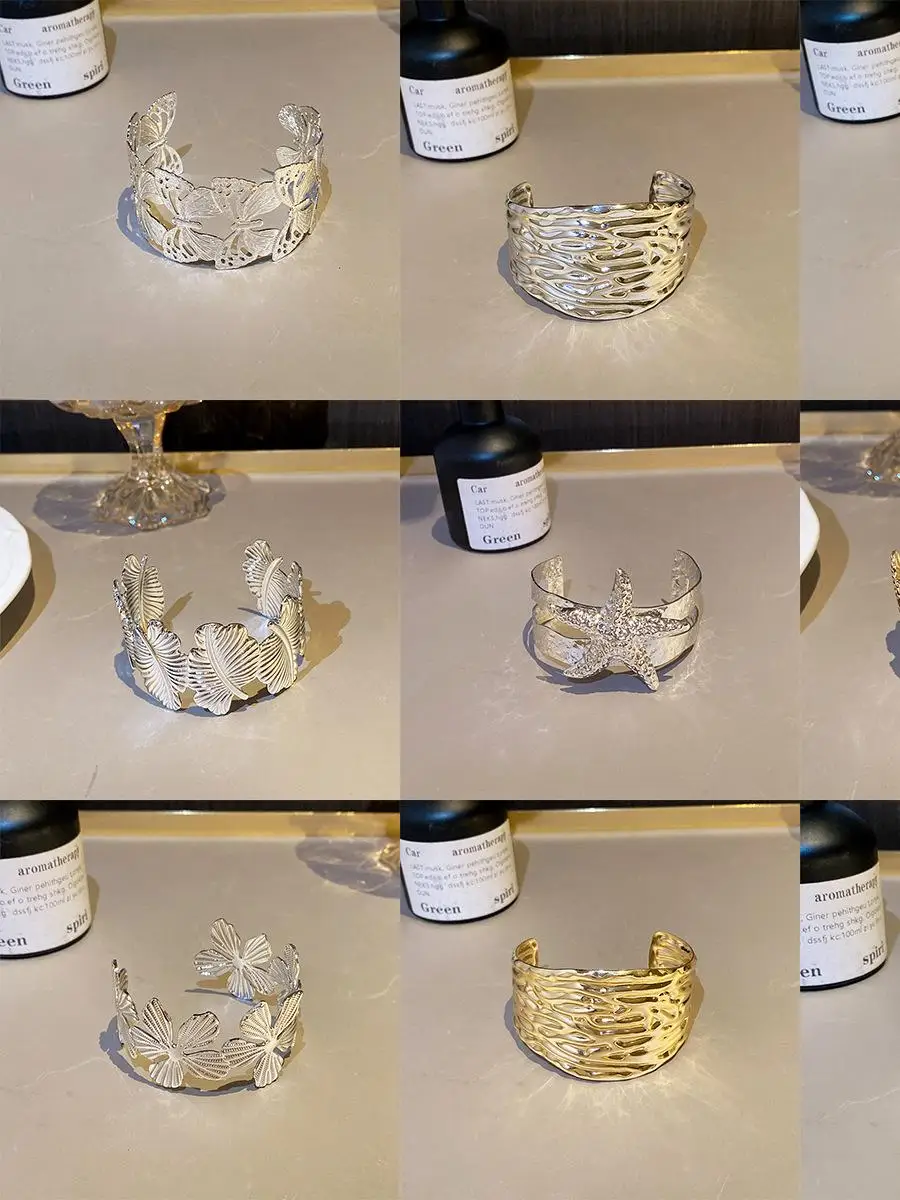 

Модный открытый браслет-манжета: роскошное украшение для рук, эффектный аксессуар