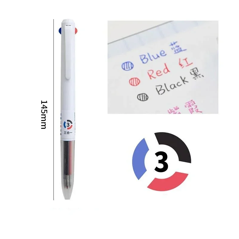 3 Color Gel Pen Creatiive Korean Simplicity Solid Colorful Gel Pen Cute Stationery Scrapbooking Gel Pen Lovely Student Supplies