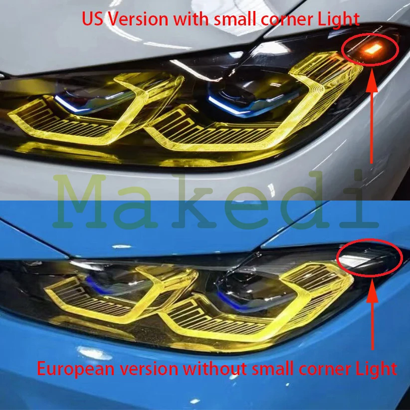 RGBイエローブルーレッドDRL LEDユニット 2022年式 BMW M3 M4 G22 G23