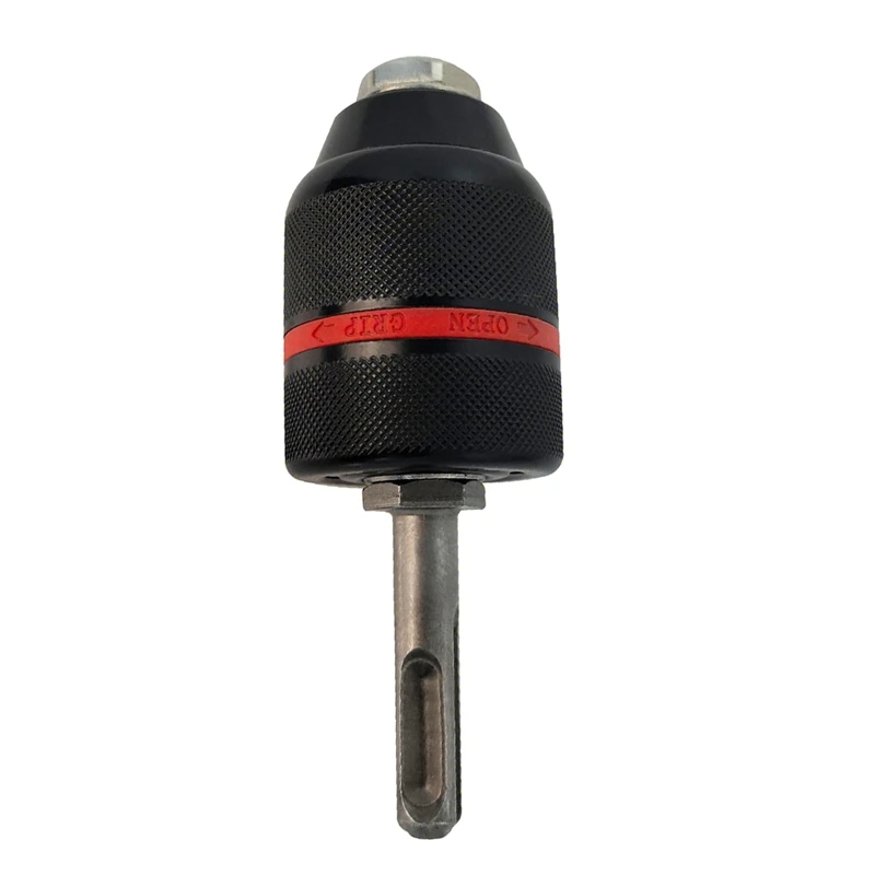 

GIGI Keyless Drill Chuck With SDS Plus Adaptor For 1/2 In Change Self-Tighten Drill Chuck, 3-Jaw SDS Chuck Adapter