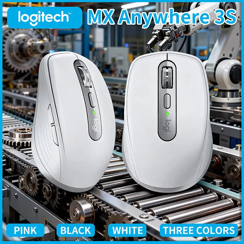 

Wireless MX Anywhere 3S - Darkfield 8K DPI, 70-Day Battery, Hyper-Scroll, Great for Floral Delivery Tour & Remote Studio