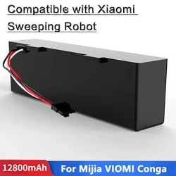 4S1P 14.8V 12800mAh Sweeper Battery for Xiaomi Mijia Mi Robot Vacuum-Mop P Sweeping Mopping Robot STYTJ02YM Li-ion Battery 18650