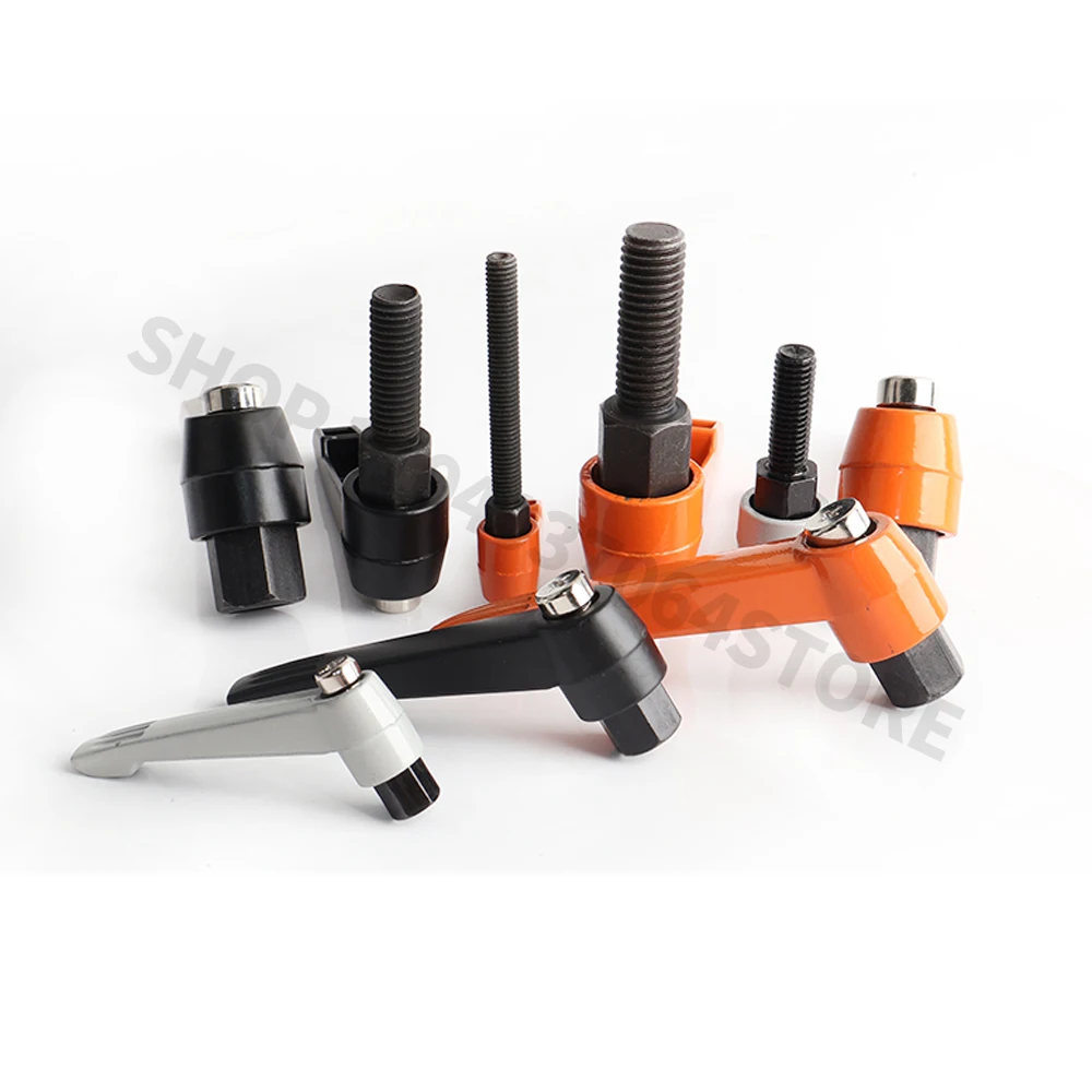 Hexagonal Rosca Interna Fixação Rod, Alça De Aperto Ajustável, Preto Laranja e Ailver, Preço de Fábrica, 1Pc