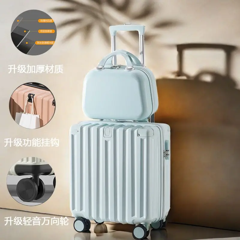 Boarding box small suitcase 18 inch 20 men and women lightweight suitcase airplane small password box