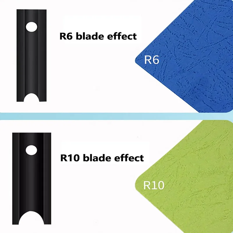 آلة قطع مستديرة الزاوية اليدوية جميع المعادن الثقيلة خرامة الورق القاطع مع شفرة R6 R10 قطع بطاقات العمل الصورة