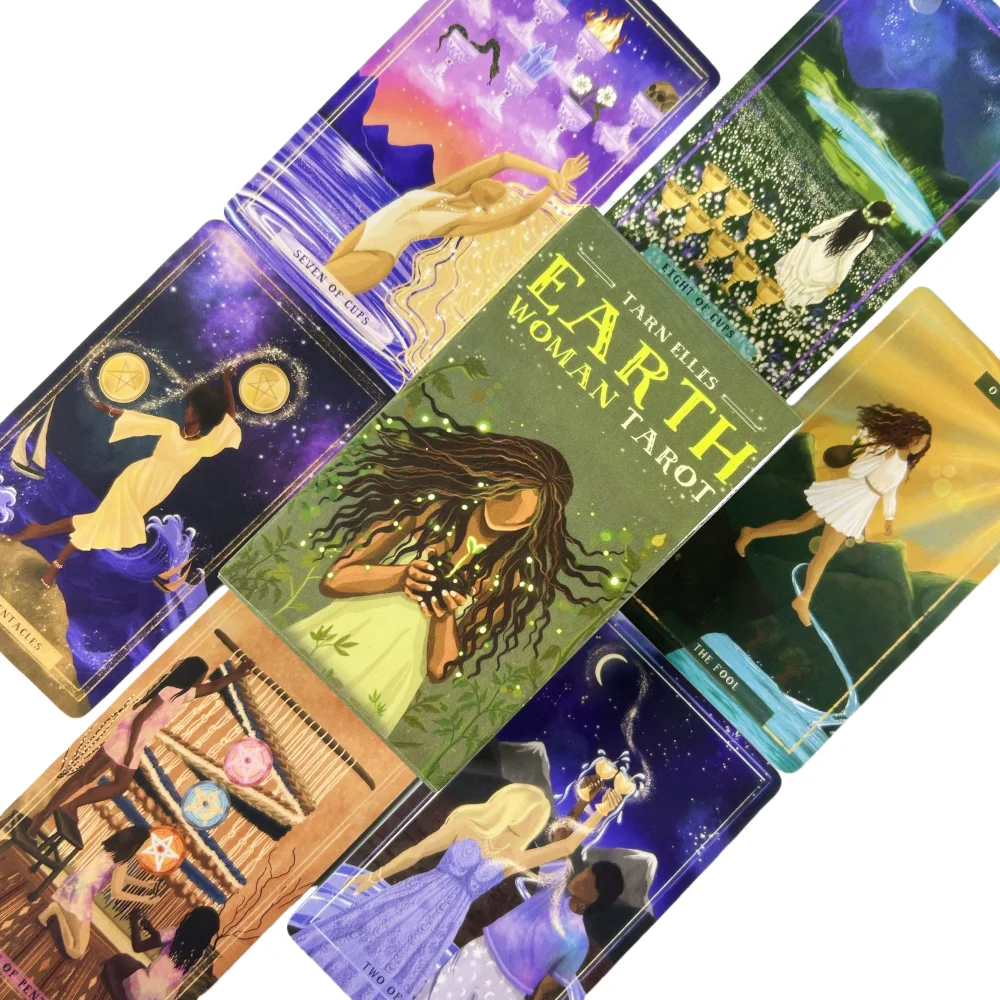

Earth Woman Tarot Deck 78 Pcs Tarot Cards Nurture Your Intuition and Celebrate Mother Nature's Wisdom