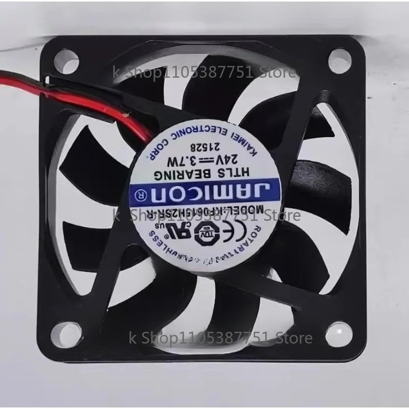 New CPU Cooler Fan for JAMICON KF0615H2SR-R DC 24V 3.7W 6CM 6015 Cooling Fan 60*60*15mm