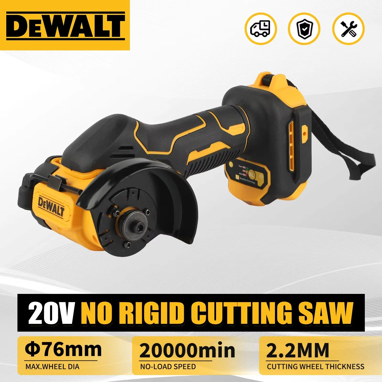 Dewalt DCS438 Brushless Angle Grinder Mini Lightweight 20V Wireless Tool for Cutting Or Grinding Brand New Condition