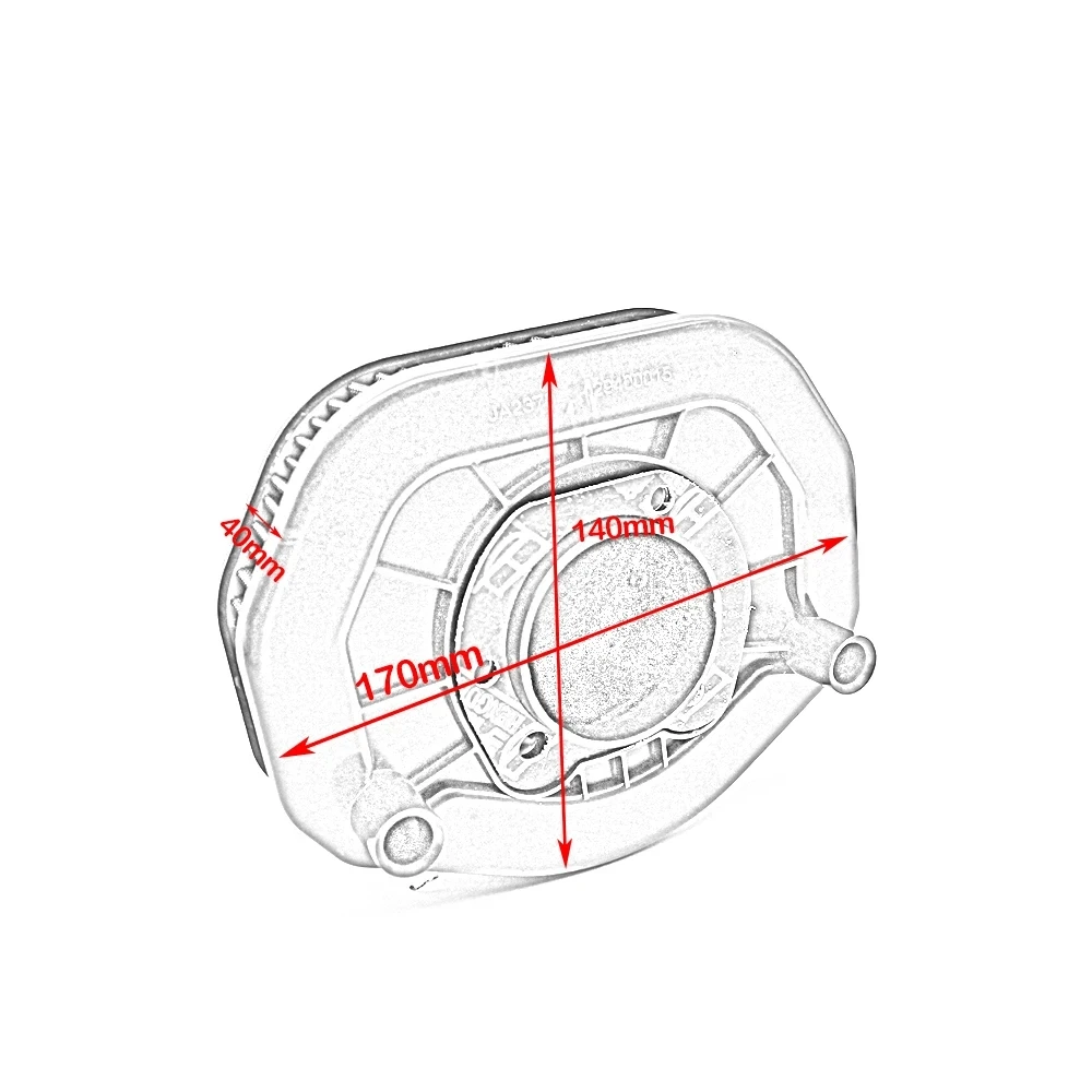 Motorcycle Engine Air Filter Cleaner Air Intake Filter Element For Harley Davidson Sportster750 1200L 883N Iron 2014-2020