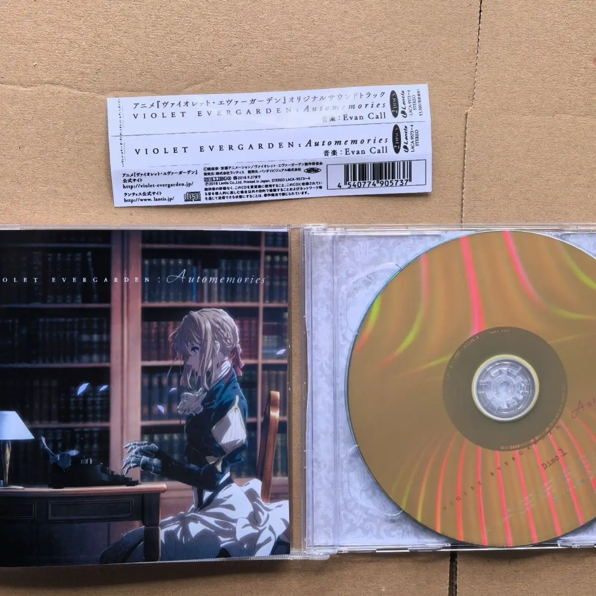 Anime Violet Evergarden Evan Call Music CD Greatest Hits OST Album