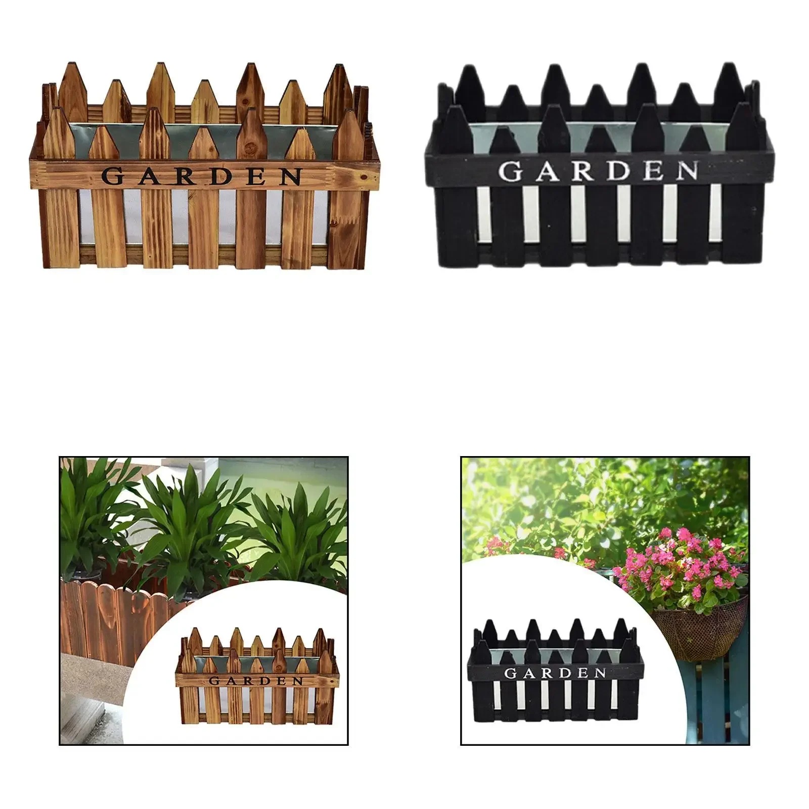 Flower Pot Holder Balcony Decor Garden Decor, Rustic Design Wedding Decoration