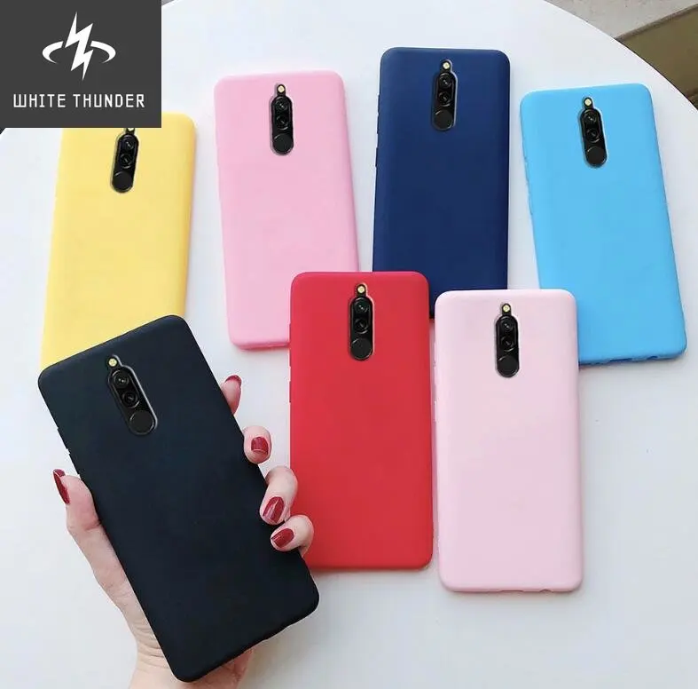 Candy Color Silicone Phone Case For Nokia 3 3.1 5 5.1 6 6.1 7 Plus 8 Nokia X5 X6 5.1 6.1 Plus Matte Soft Tpu Cover Cases