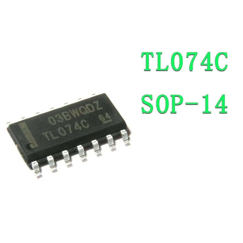 10PCS TL074CDT SOP14 TL074 SOP TL074C SMD 074C TL074CDR SOP-14 new and original IC