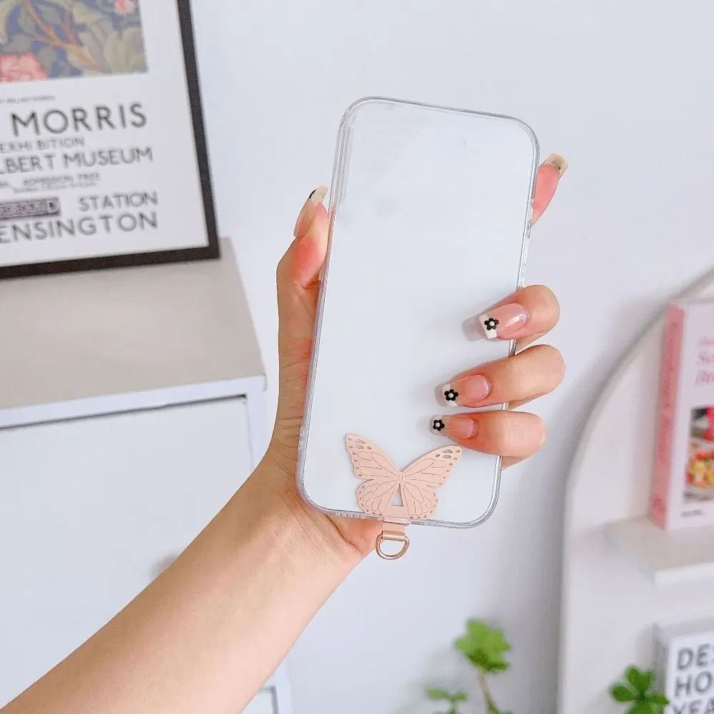 

Ультратонкая металлическая прокладка-заглушка из нержавеющей стали для крепления телефона (бабочка-фиксатор)