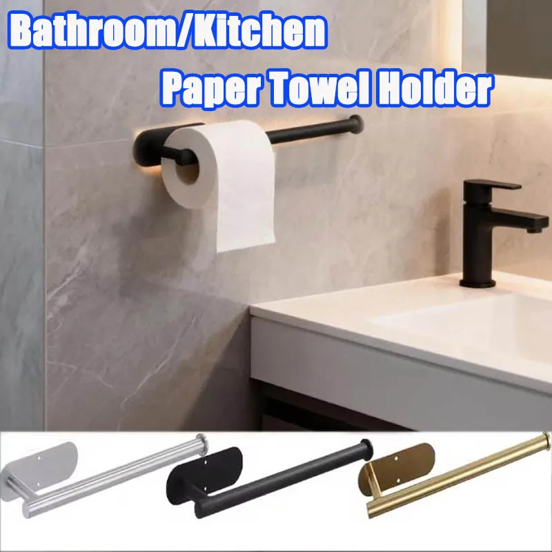 ที่ใส่กระดาษเช็ดมือในครัว ที่แขวนกระดาษทิชชู่แบบติดกาว ที่ใส่กระดาษชำระ ตู้เก็บของ ชั้นวางกระดาษเช็ดปาก อุปกรณ์ในห้องน้ำ