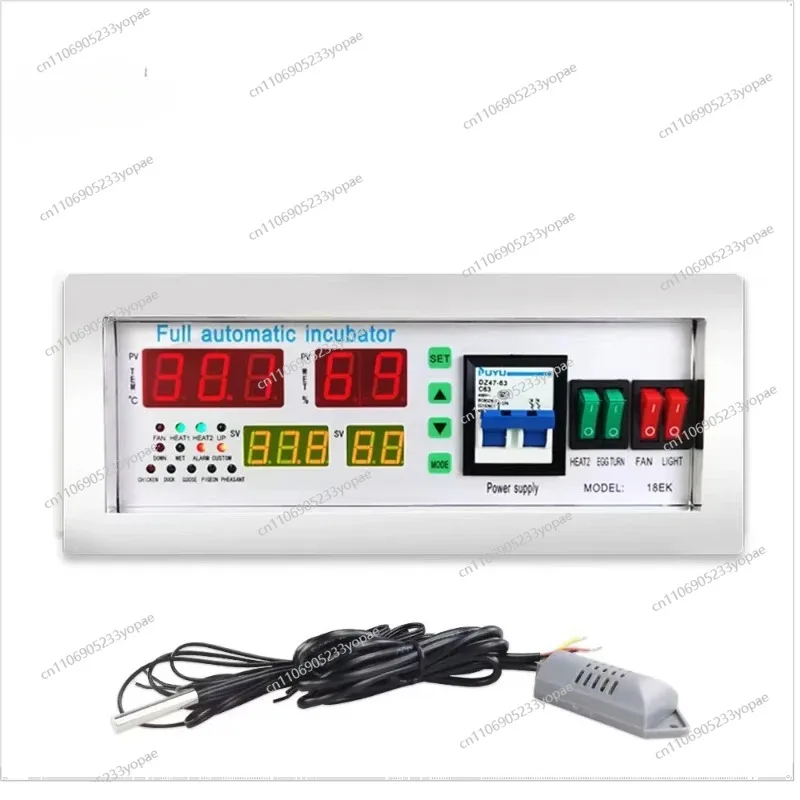 

Для контроллера инкубатора HZ18EK с датчиком температуры и влажности, аксессуары для автоматического инкубатора для яиц на ферме