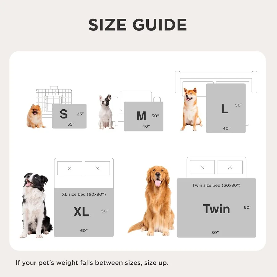 Coperte per cani impermeabili da letto per cani di taglia grande Coperta morbida per gatti in velluto a coste per protezione del divano letto Lavabile e accogliente Calmi