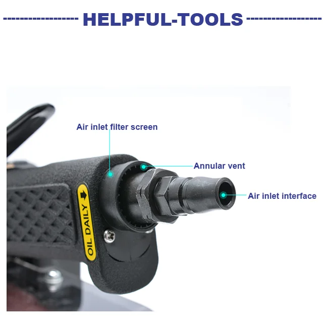 Helpful Brand ASD-7018 Pneumatic Sander Eccentric Sanding Machine Weihai Helpful Tools Woodworking Machine