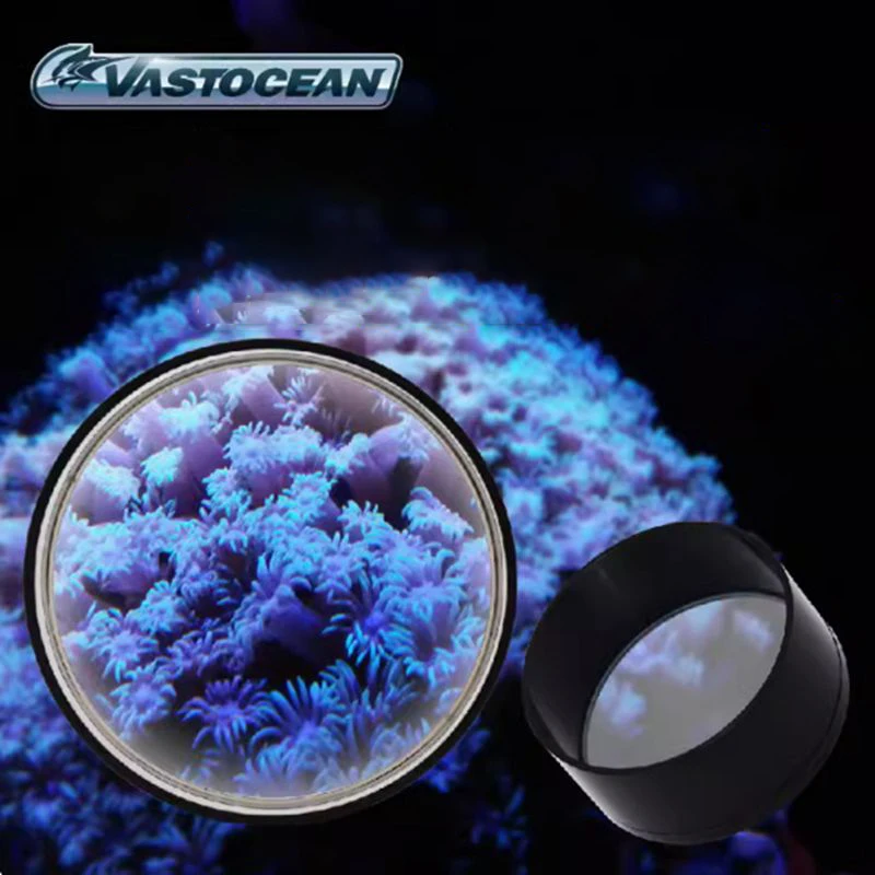 VASTOCEAN Aquarium Magnifier Viewing Mirror Water Magnifying Glass Fish Tank Glass Cleaning Marine Reef Tank Tools
