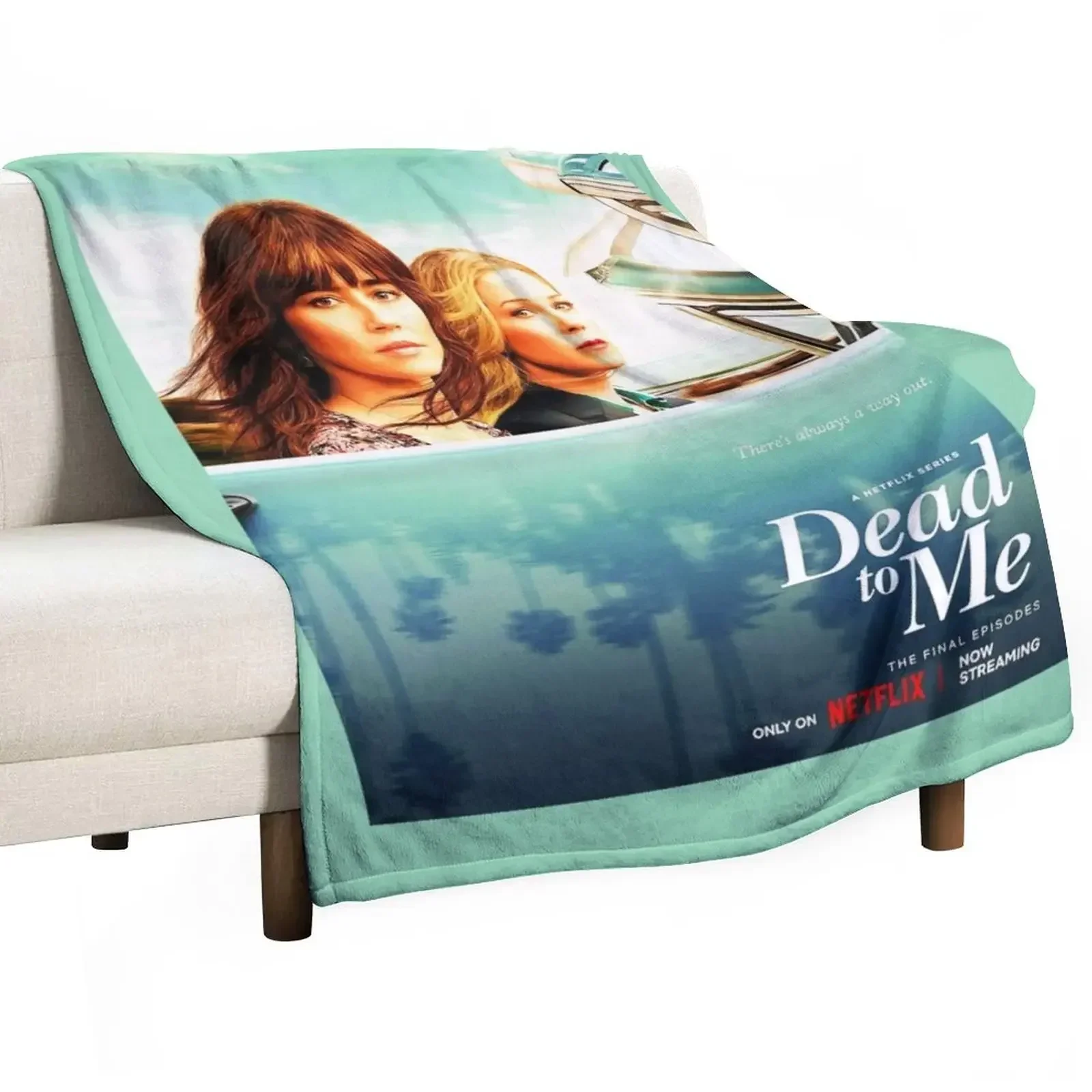 Dead to Me: There's Always a Way Out Promo Throw Blanket Furry manga Decorative Sofas Blankets