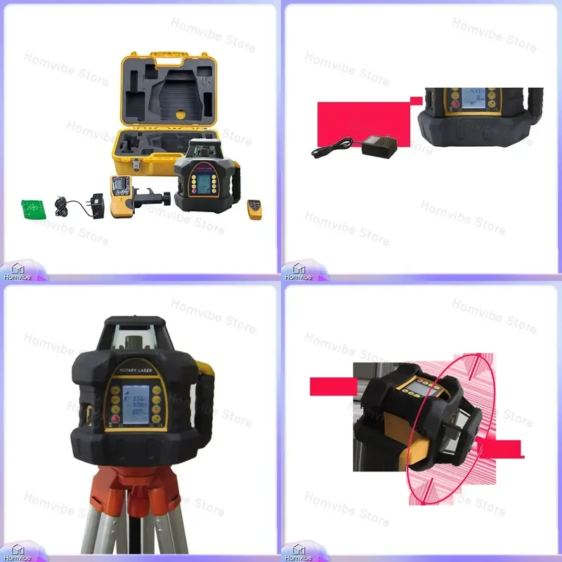 Green Beam 3D Cross Line Self Leveling Laser Level with Vertical Horizontal Lines for Construction DIY Home Renovation