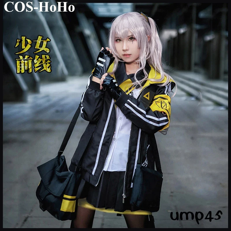 

COS-HoHo Game Girls' Frontline UMP45 Battle Suit Cool Uniform Cosplay Costume Halloween Party Role Play Outfit For Women