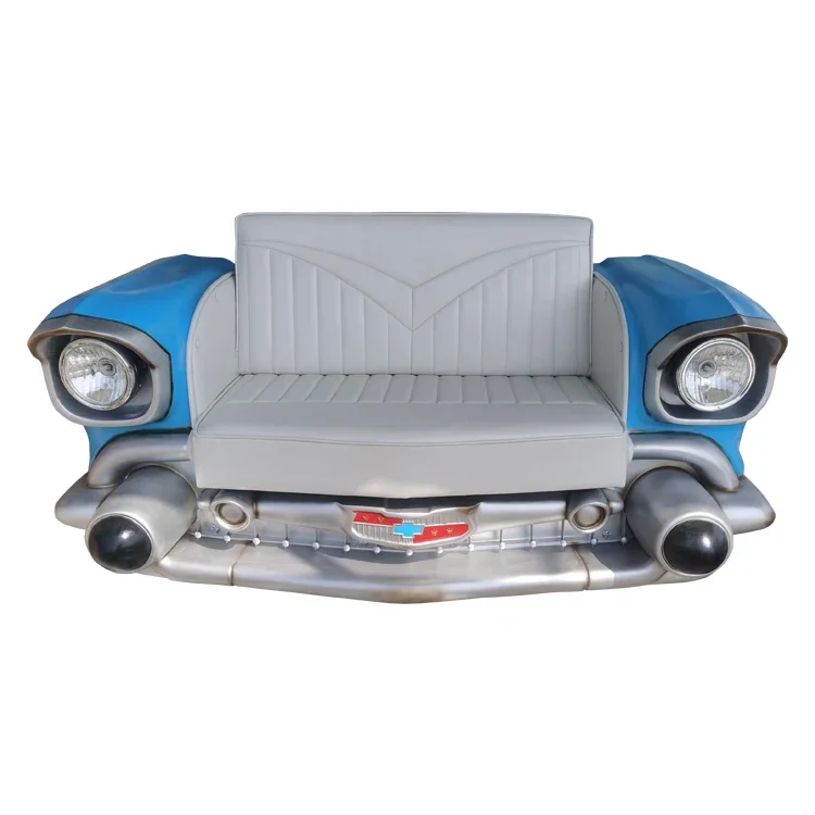 

Retro Car Couch Themed Restaurant Booth Sofa Furniture Fiberglass Booth Seating For Restaurant Bar Club