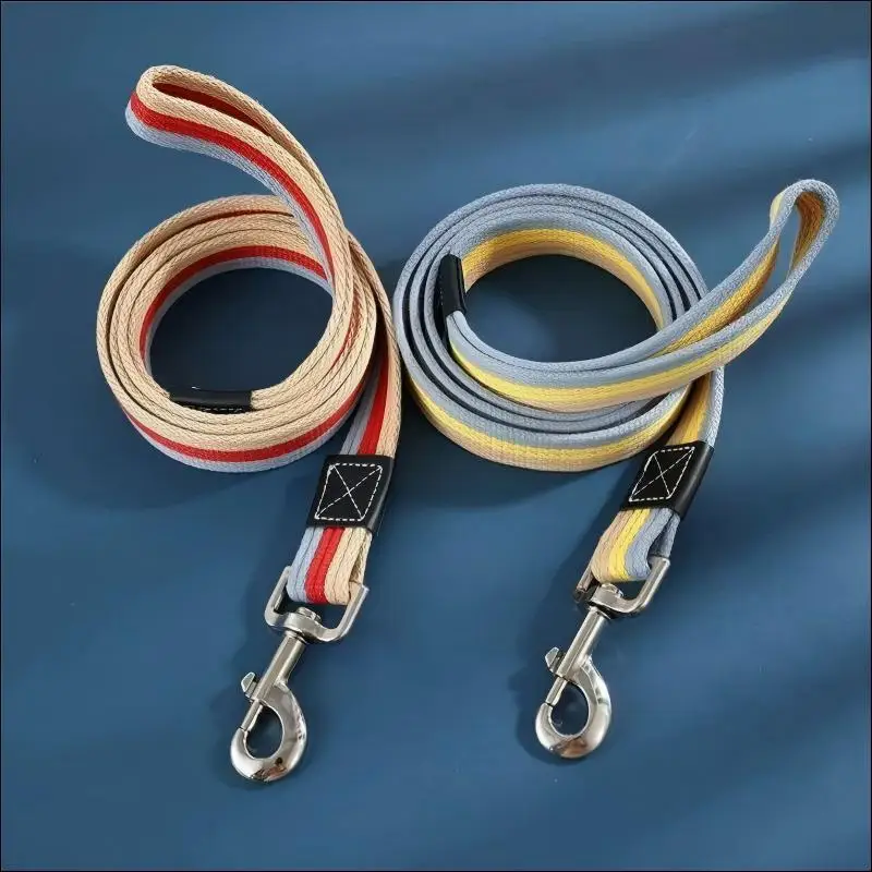 1/2 PCS Pet Canvas Traction Rope Dog Walking Rope Wear-resistant Durable Safe and Explosion-proof Outdoor Traction Rope