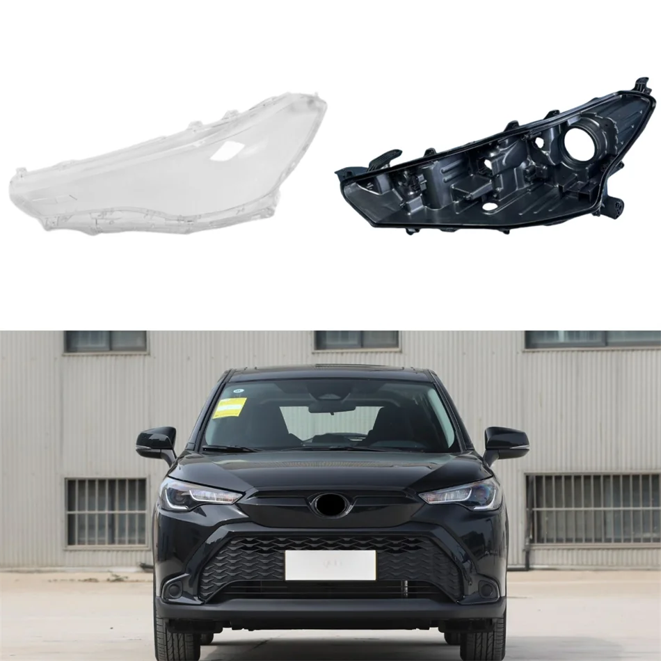 For Toyota Frontlander 2022 2023 2024 2025 Automotive Accessories Car Base Head Lamp Shell Headlight Plug Glass Lens