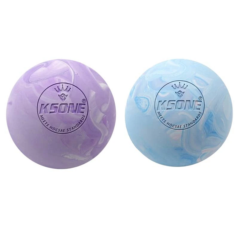 2X KSONE Lacrosse Massage Ball-Portable Fitness Massage Ball -Muscle Massage Roller-Relaxation Soft Massage Ball 1 & 4