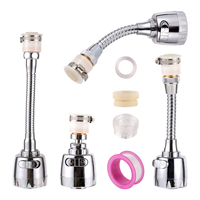 Supercharged Water Saving Shower Set Universal Rotatable Faucet Adapter Anti-splash Tap Extender 360Degree Splash Filter Bubbler