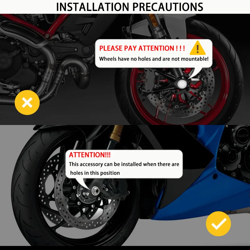 NEW Motorcycle Rear & Front Axle Fork Crash Slider Wheel Falling Protector For TRACER 7GT 9GT tracer700 700gt tracer900 900gt