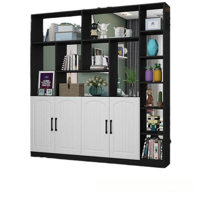 

Double-sided entrance integrated household door living room door entry screen small