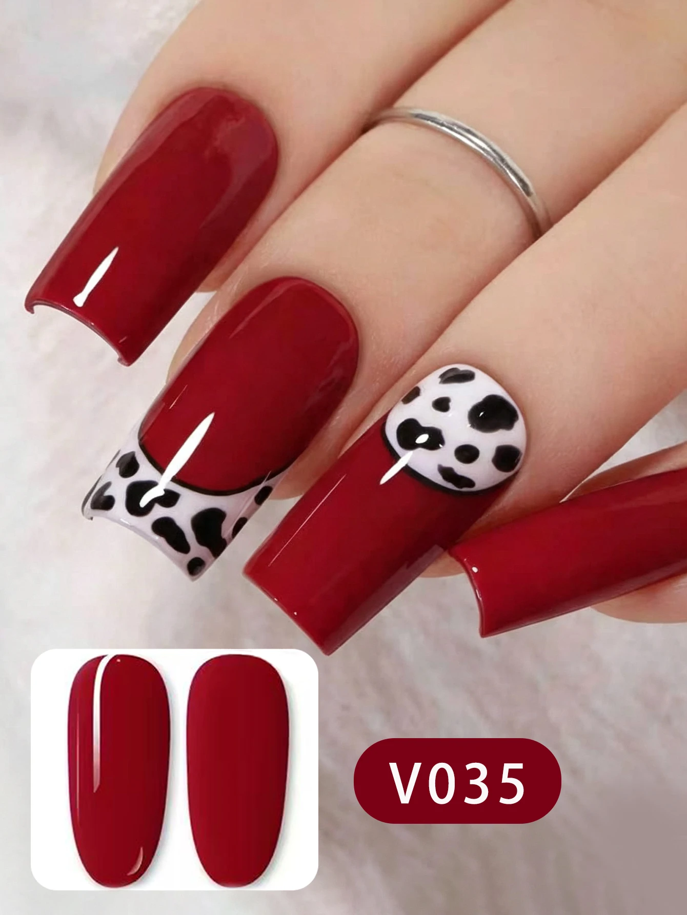 1PC 15ml Autumn And Winter Red Gel Nail Polish Entry-level Pure Immersion Wipe Free Nail Polish, Nail Salon DIY Design