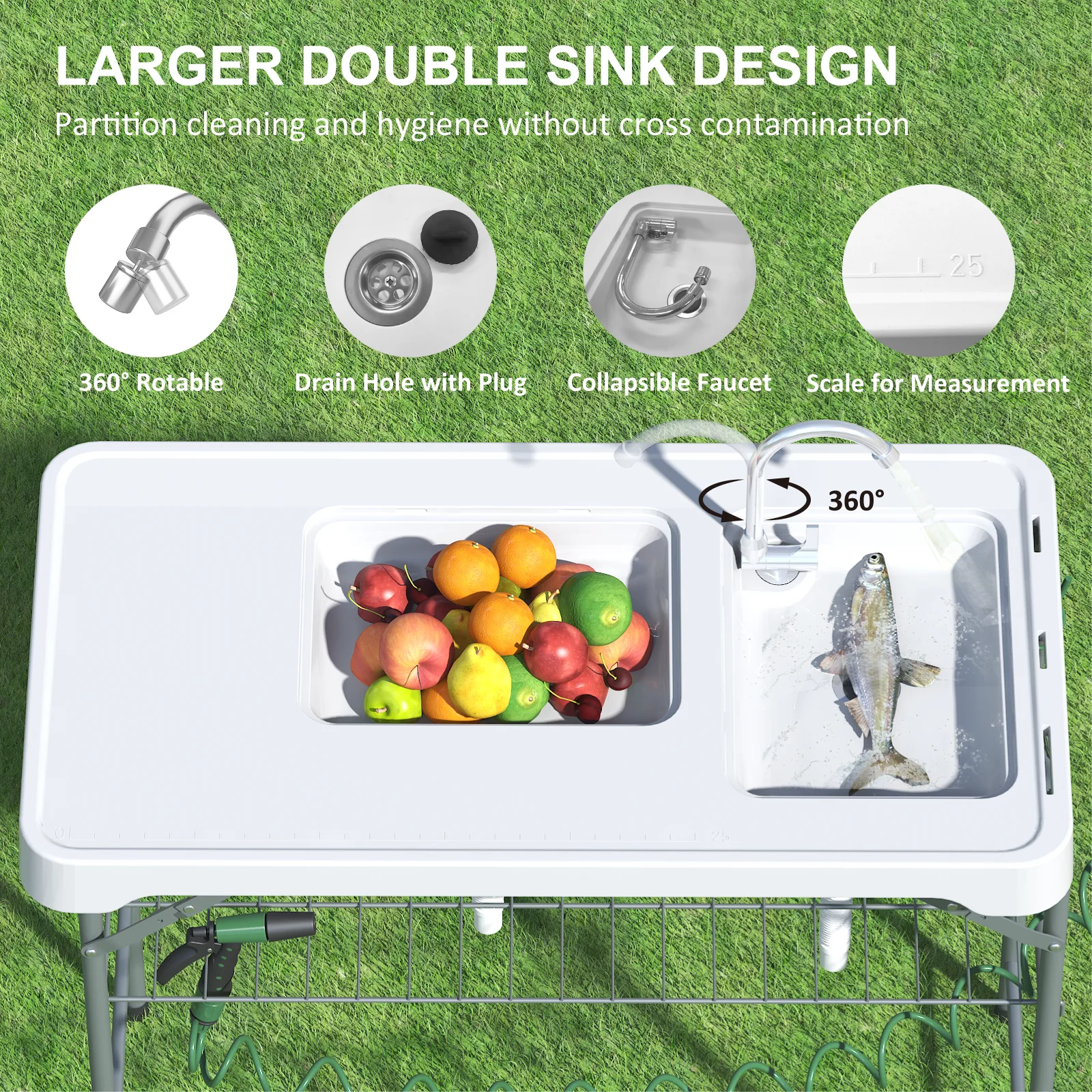 Klappbarer Fischreinigungstisc – Outdoor Camping Sink Bewertung und Preis