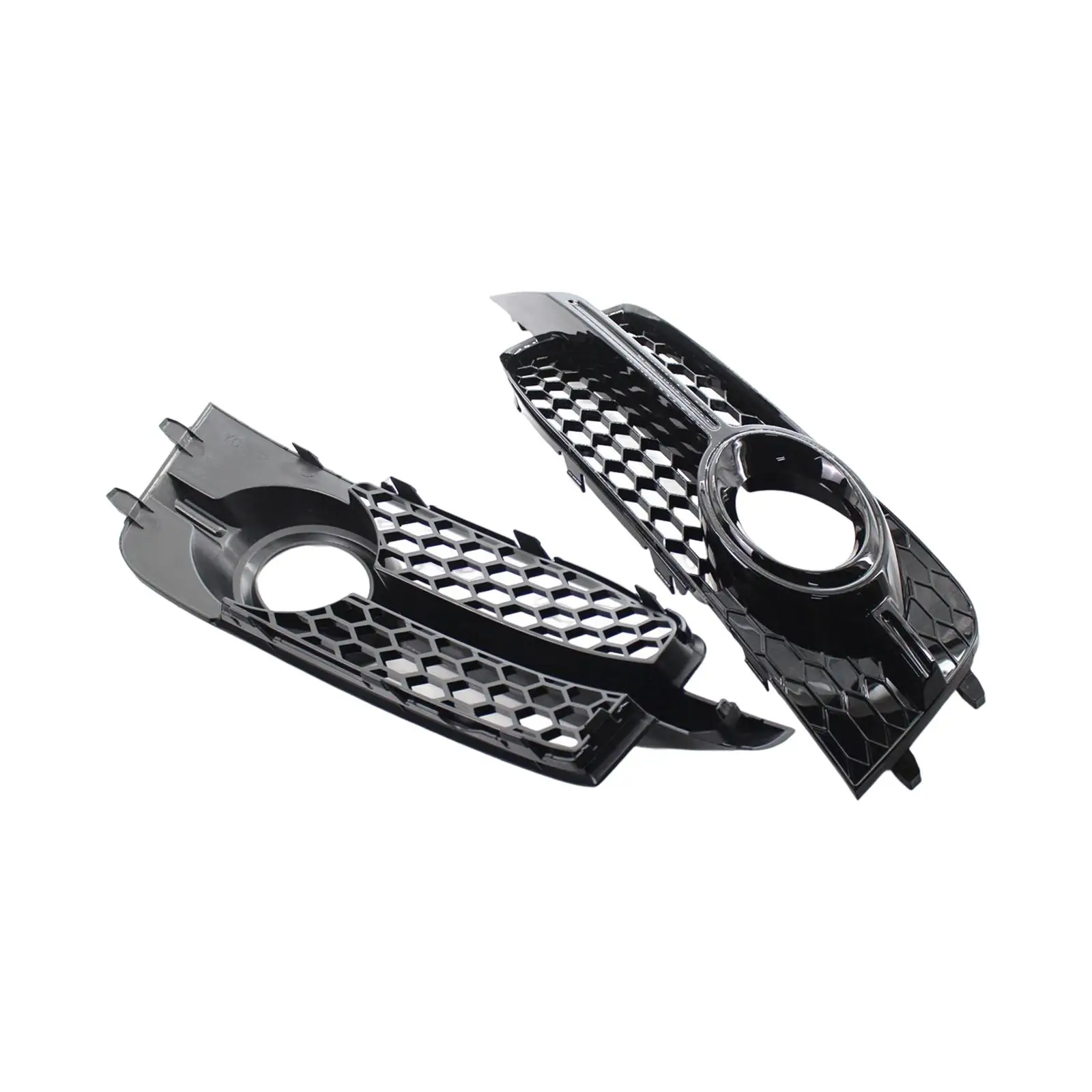 2x 8x0807681B Car Accessories Front Fog Light Grille Cover for Audi