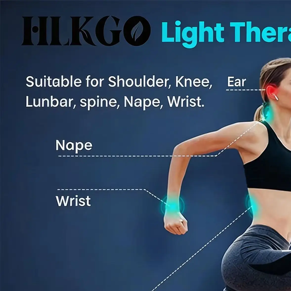 

Портативный аппарат для красно-световой терапии от герпеса, 660 нм, 850 нм, двойной LED-прибор с ближним инфракрасным излучением для лечения губ и ухода за кожей