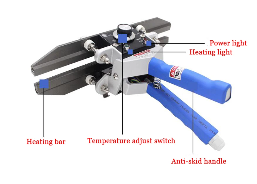 Ручной пресс, машина для запечатывания пакетов из алюминиевой фольги, тепловой ручной зажим для пакетов из крафт-бумаги, майларовый упаковщик, нагрев, Лучшая цена