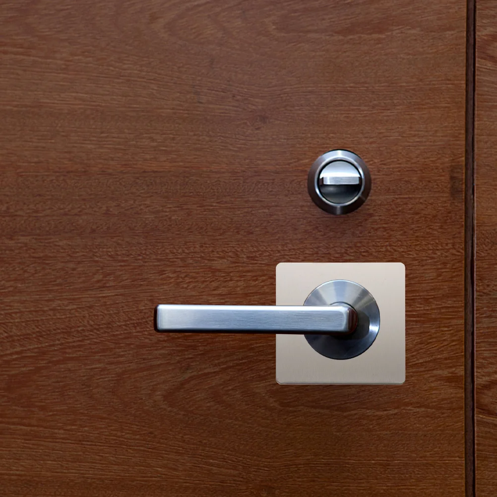 

4Pcs Door Reinforcement Plates Stainless Steel Door Hole Cover Plates Lock Strengthening Deadbolt Kit Deadbolt Installation Kit