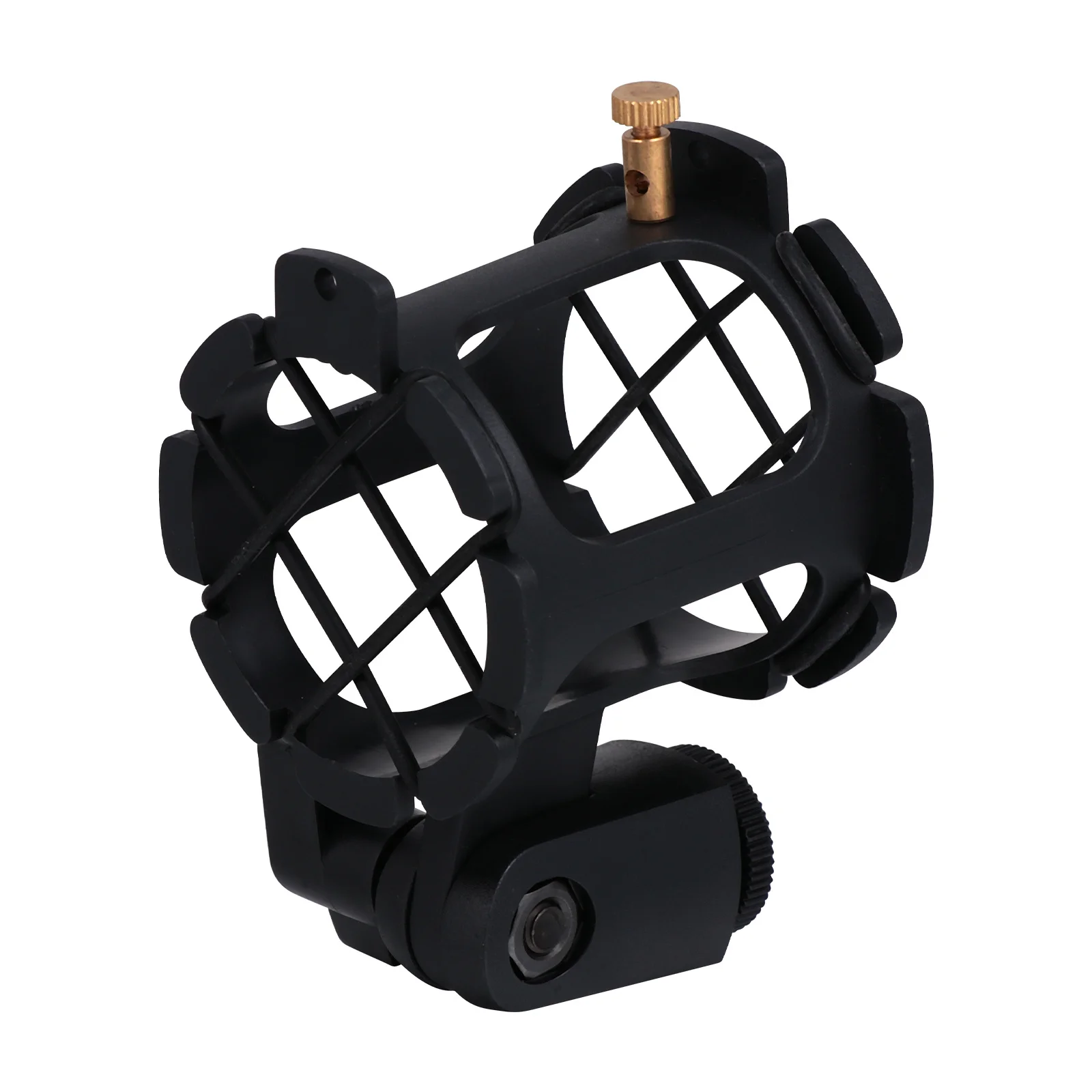 

Shockmount For Microphone Universal Anti-Vibration Mount Lightweight Mic Clip Holder For Recording Vlogging Podcast Host