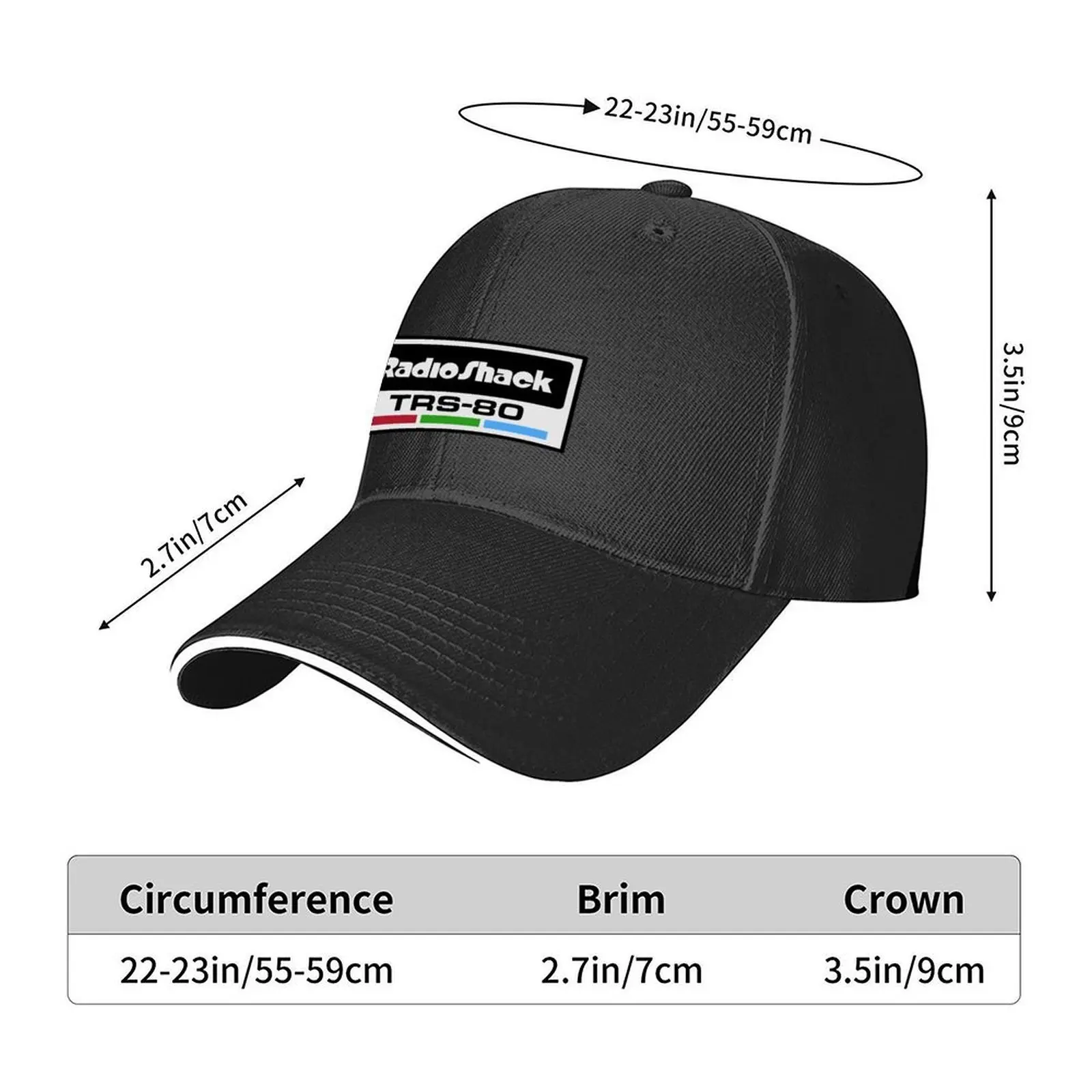 Radio Shack TRS-80 Baseball Cap Visor derby hat Hat Beach birthday Mens Caps Women's