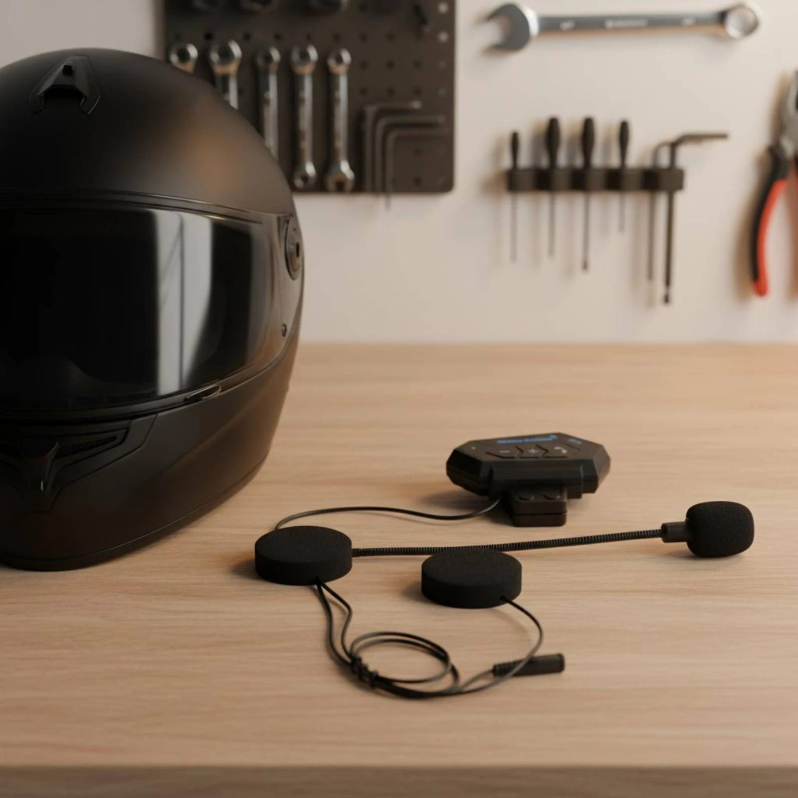 

Motorcycle Bluetooth Communication System Headset Music Playback Motorcycle Helmet Bluetooth Headset Vehicle Audio Accessory